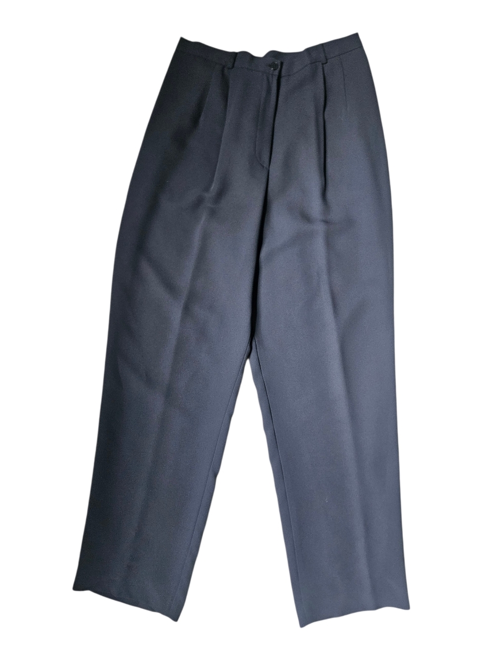 NWT TALBOTS Navy Blue Fully Lined Pleated Trousers | SZ 12 - Picture 2 of 8